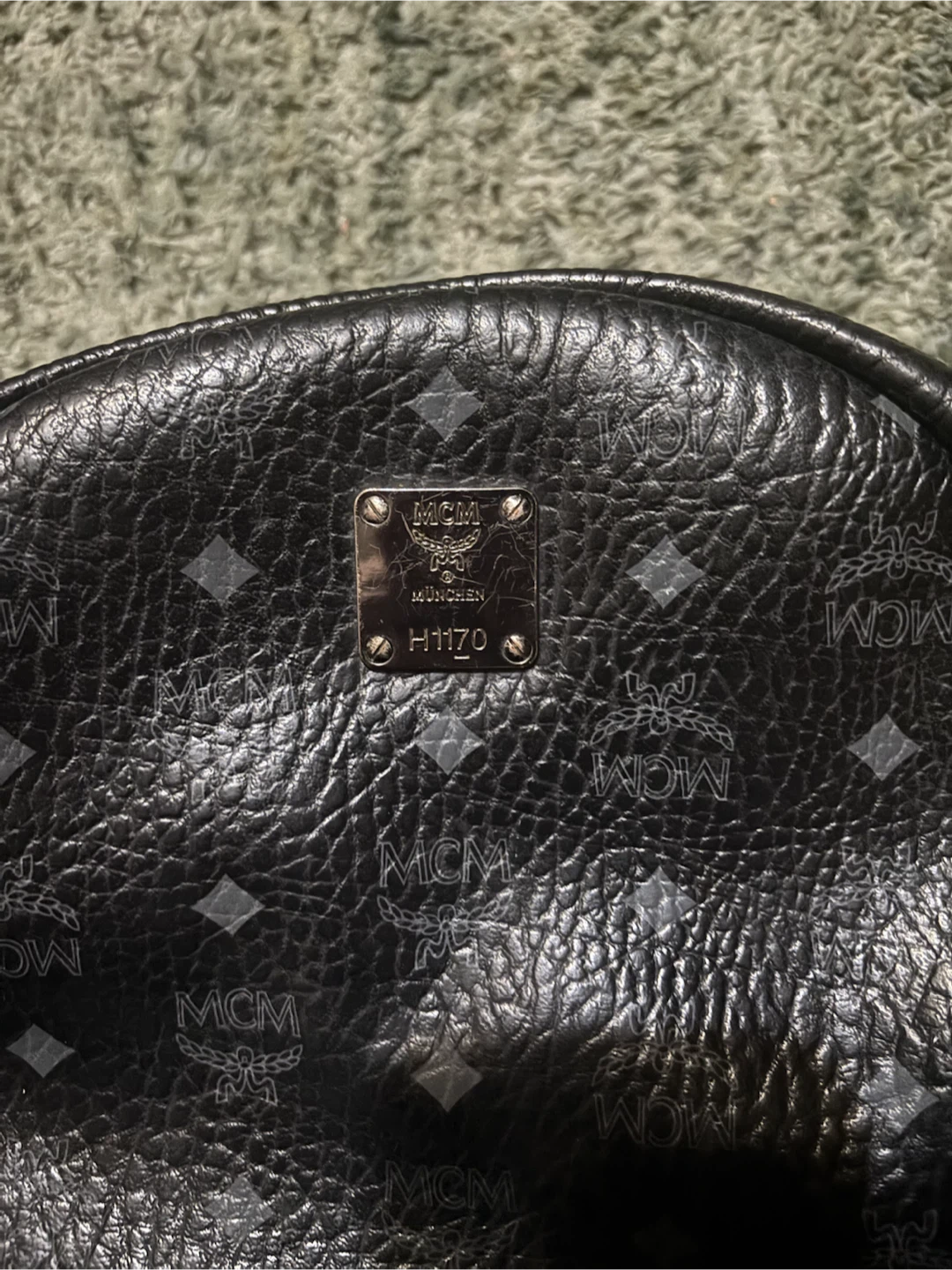 MCM Black Monogram Backpack - photo 2