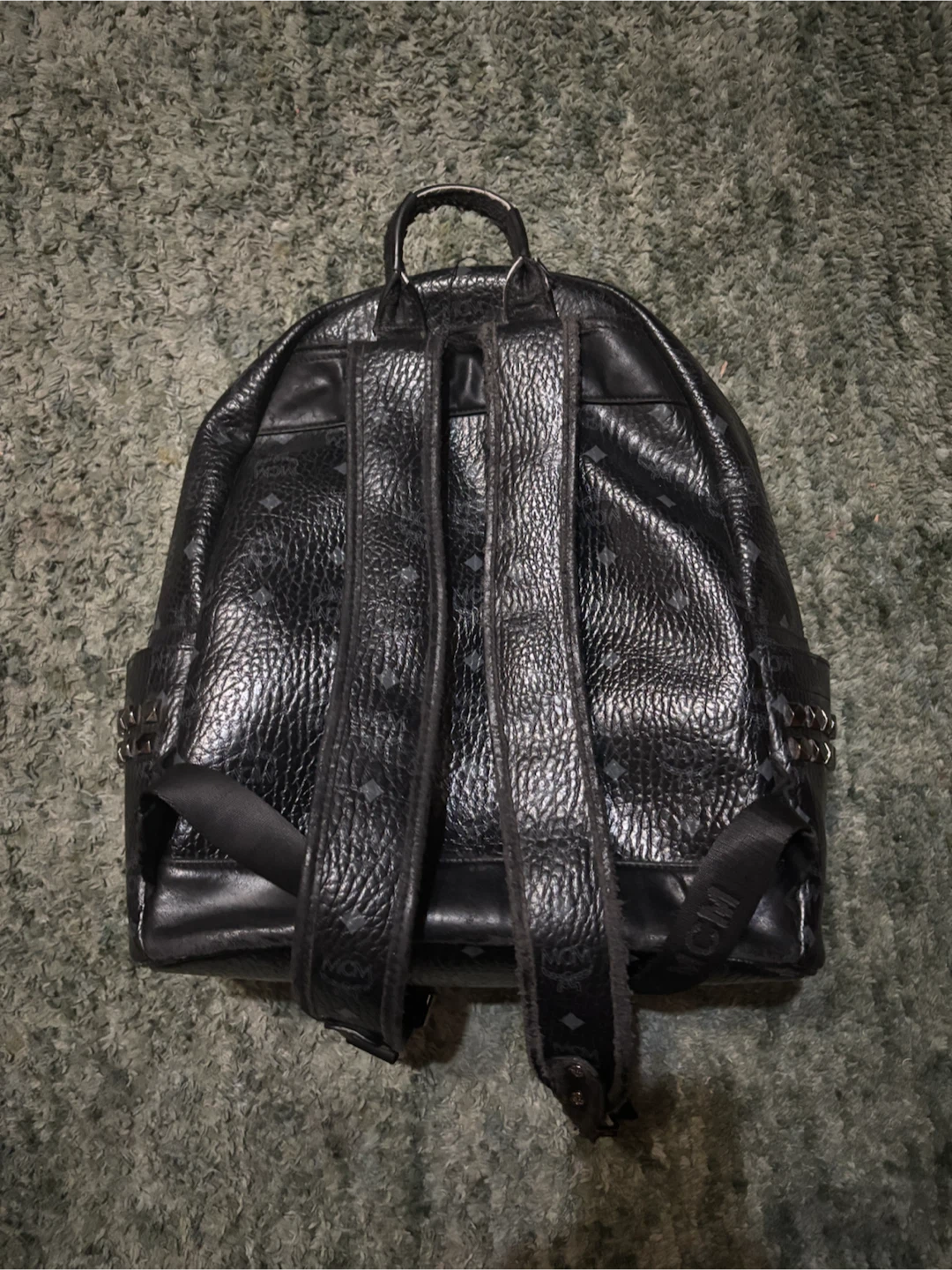 MCM Black Monogram Backpack - photo 4