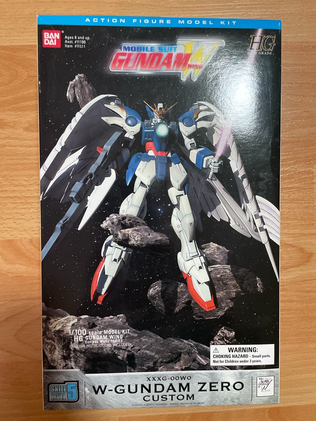 Bandai HG W-Gundam Zero Custom Model Kit