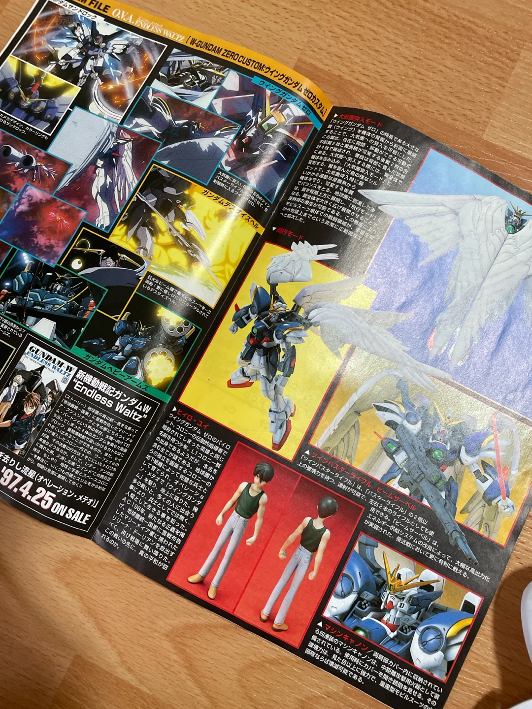 Bandai HG W-Gundam Zero Custom Model Kit - photo 4