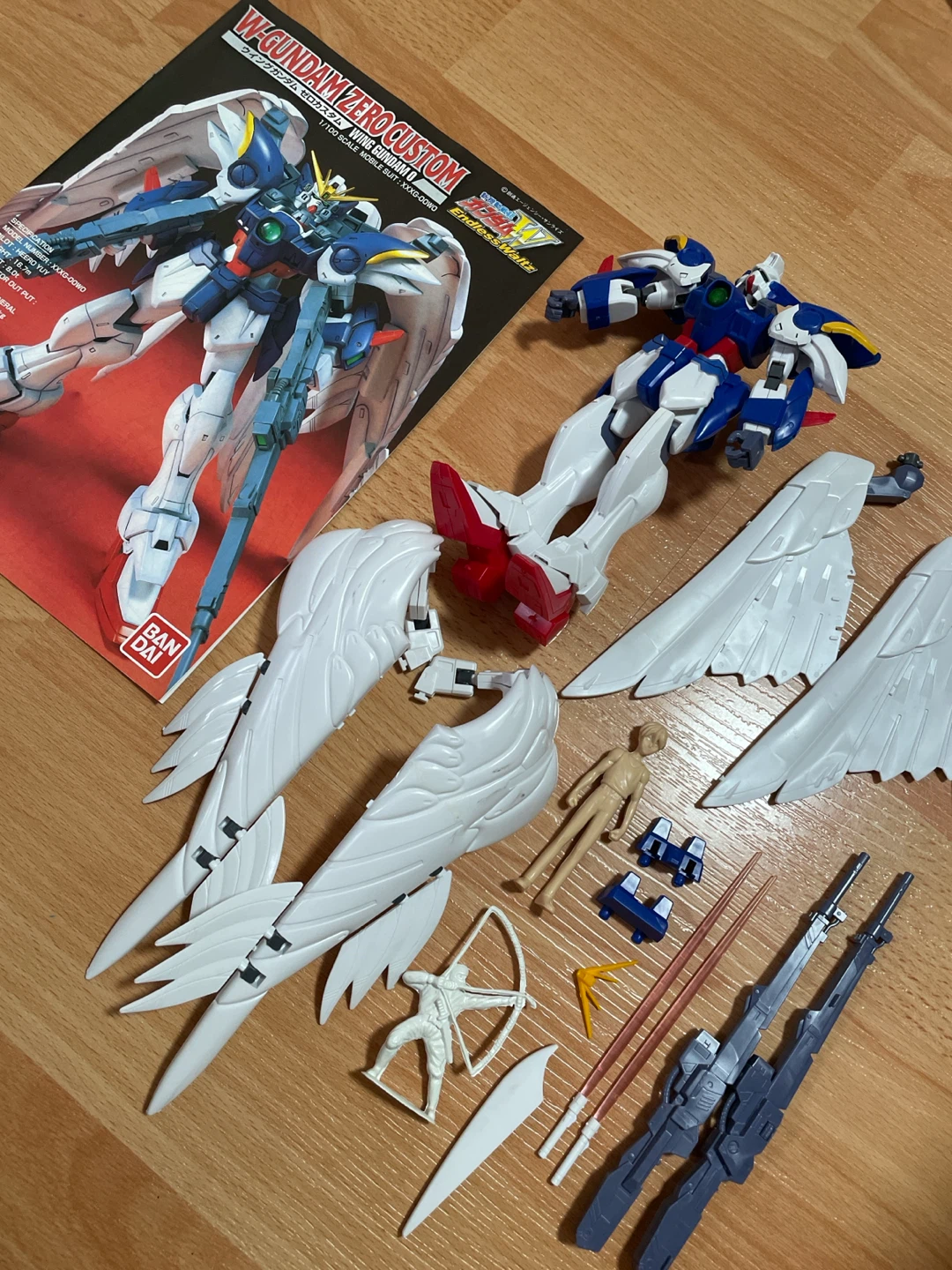Bandai HG W-Gundam Zero Custom Model Kit - photo 5