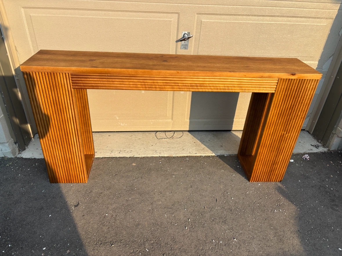 Fluted Console / Entryway Table