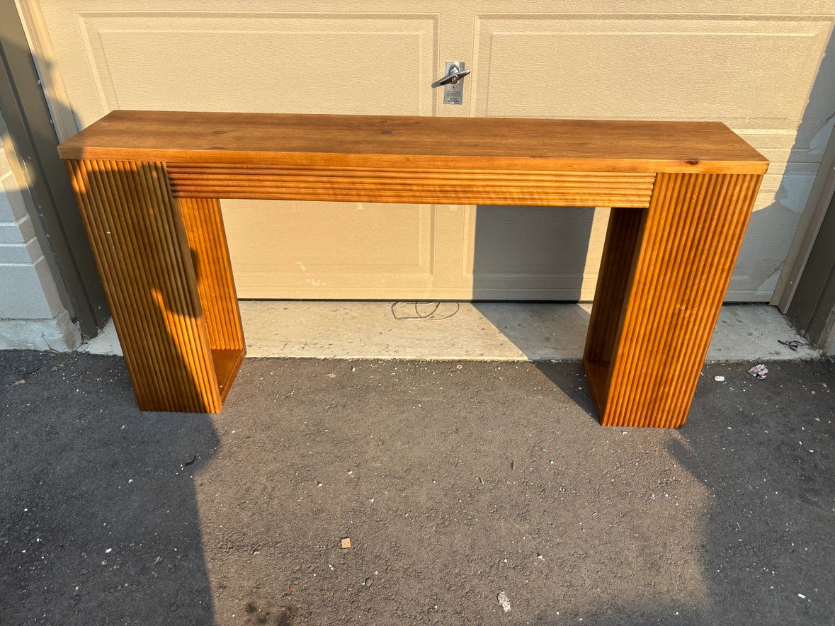 Fluted Console / Entryway Table - photo 2