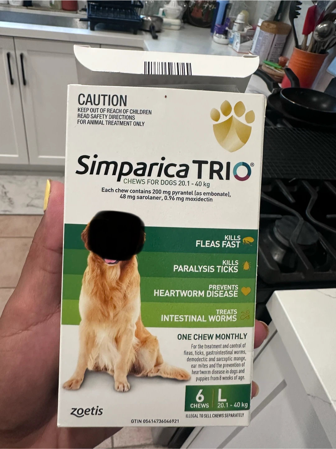 Simparica TRIO (3) Dog Chews 20.1 - 40 kg - photo 2