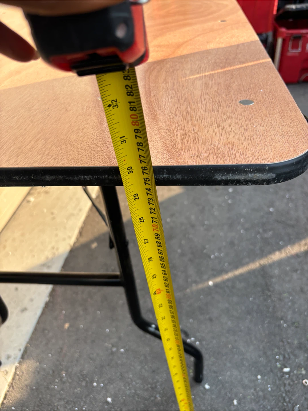 Wooden Folding Table - photo 5