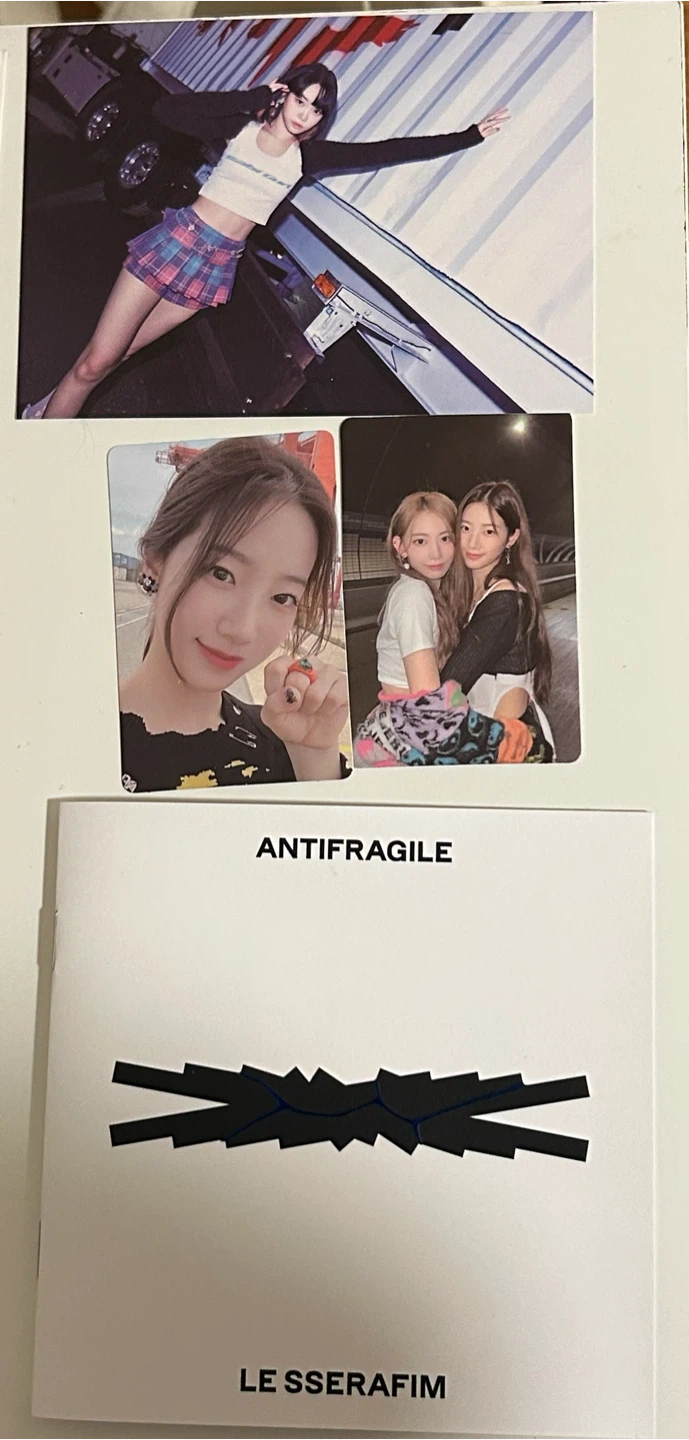 LE SSERAFIM ANTIFRAGILE 2nd Mini Album Sapphire CD - photo 2