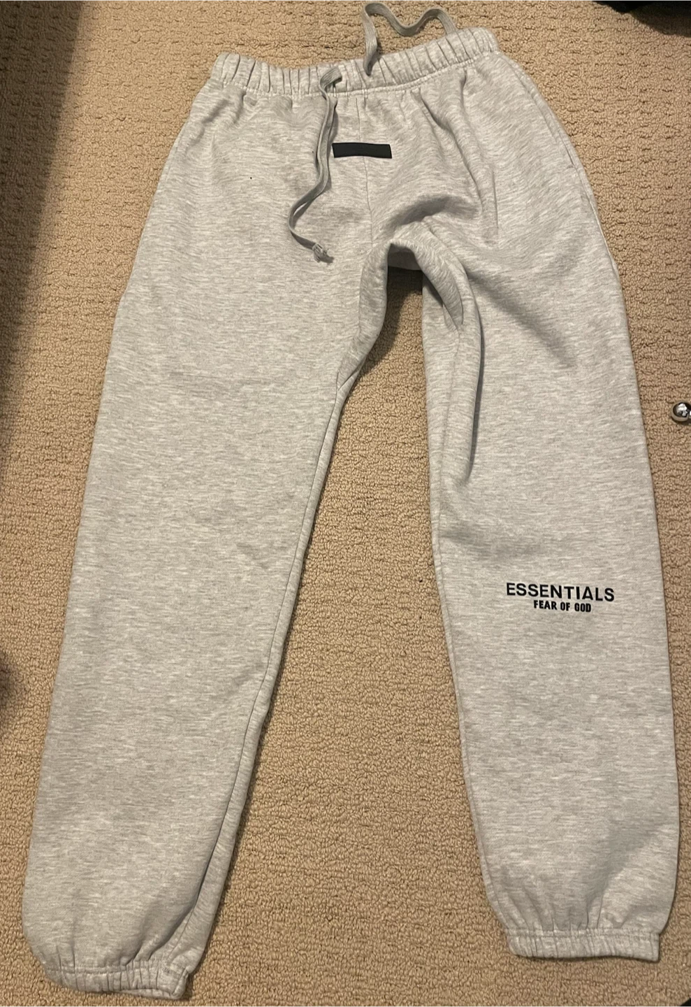 Essentials Fear of God Sweatpants Size L Grey