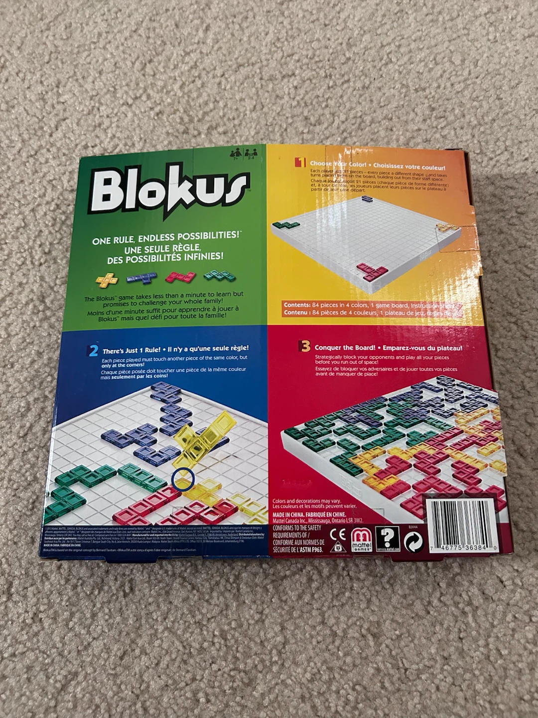 Mattel Blokus Strategy Board Game - photo 3