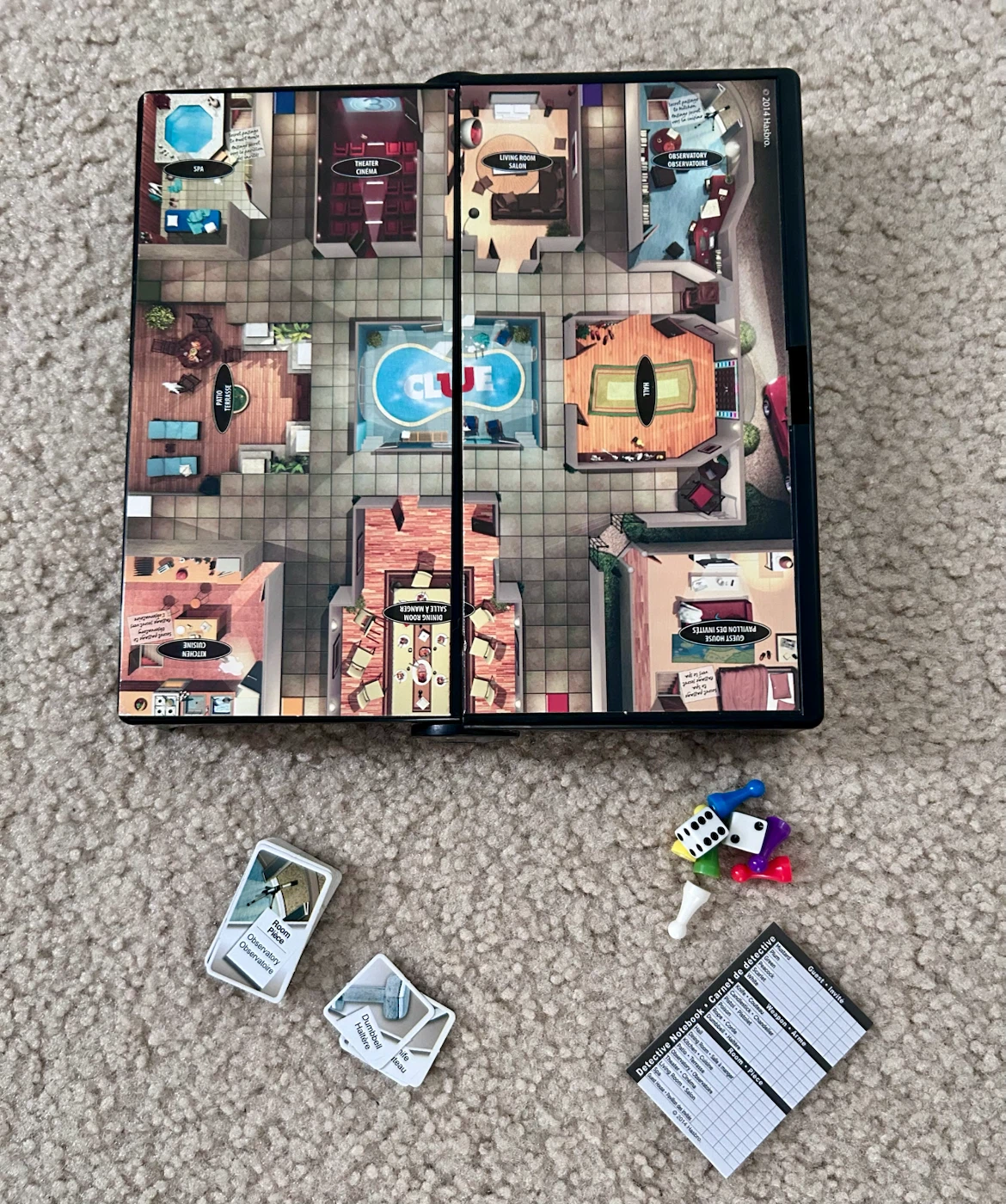 Clue-on-the-Go Board Game by Hasbro