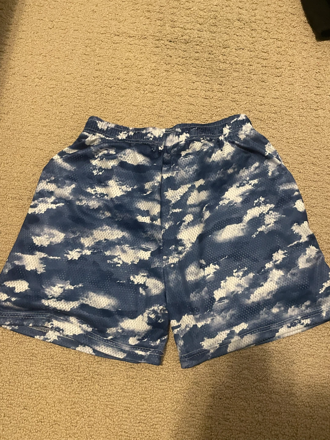 Elevated Essentials Shorts M Blue White Cloud Print - photo 3
