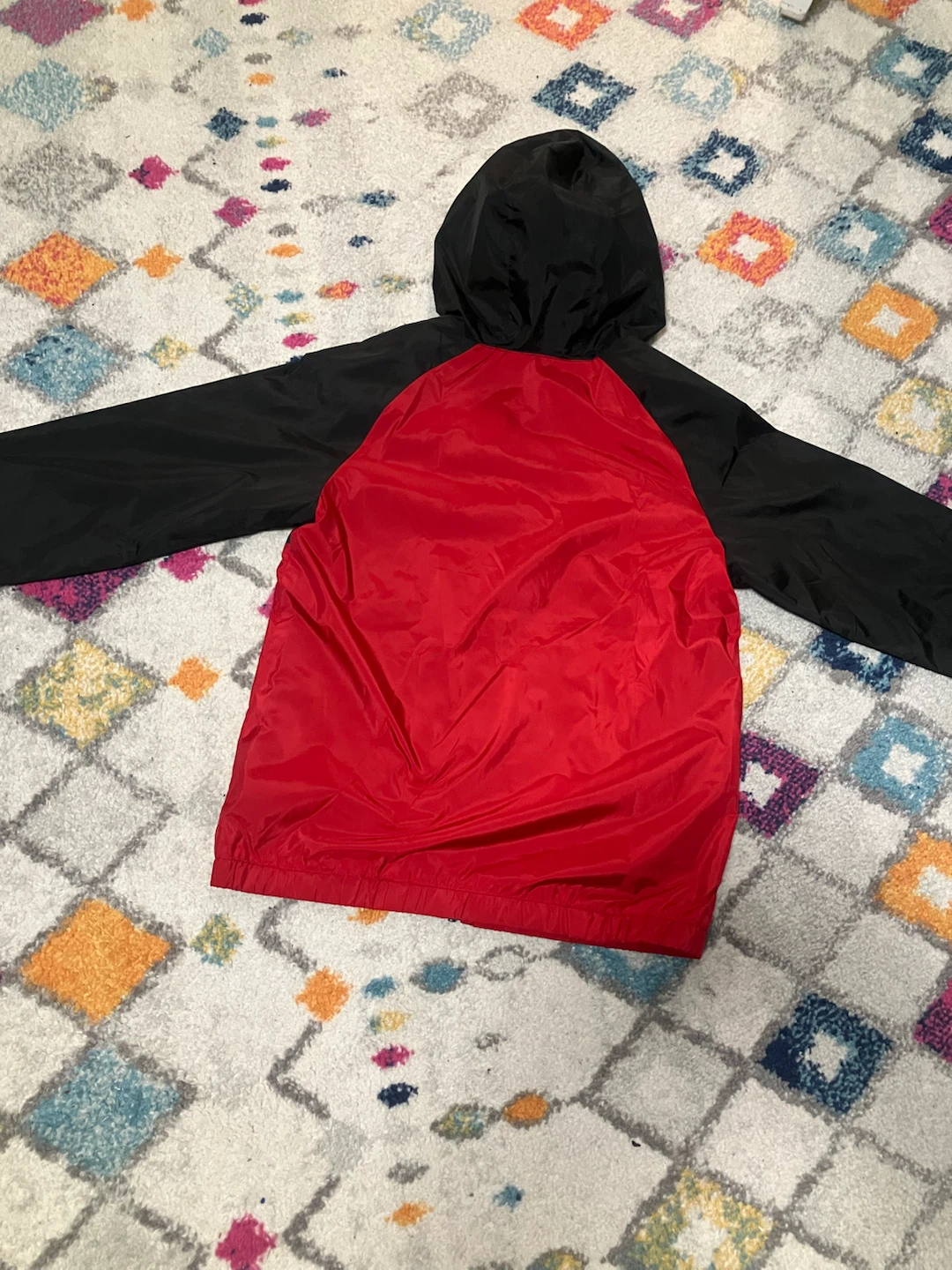 Jordan Hooded Jacket Black Red XL - photo 2