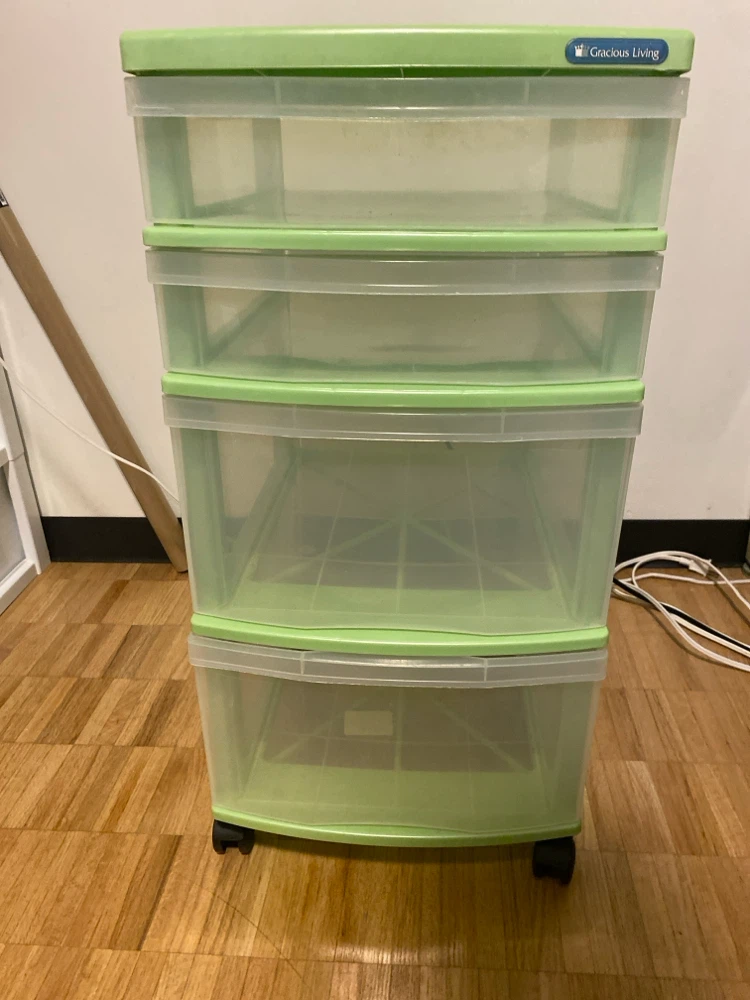 4 Drawer plastic Storage