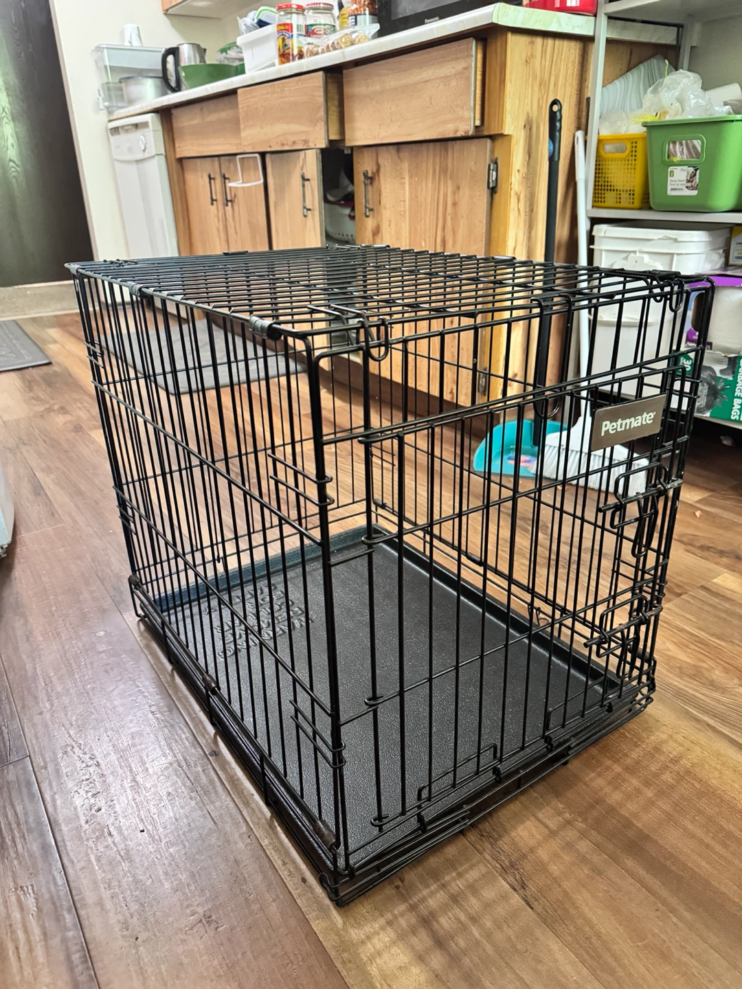 Petmate Black Metal Dog/cat Crate - photo 2