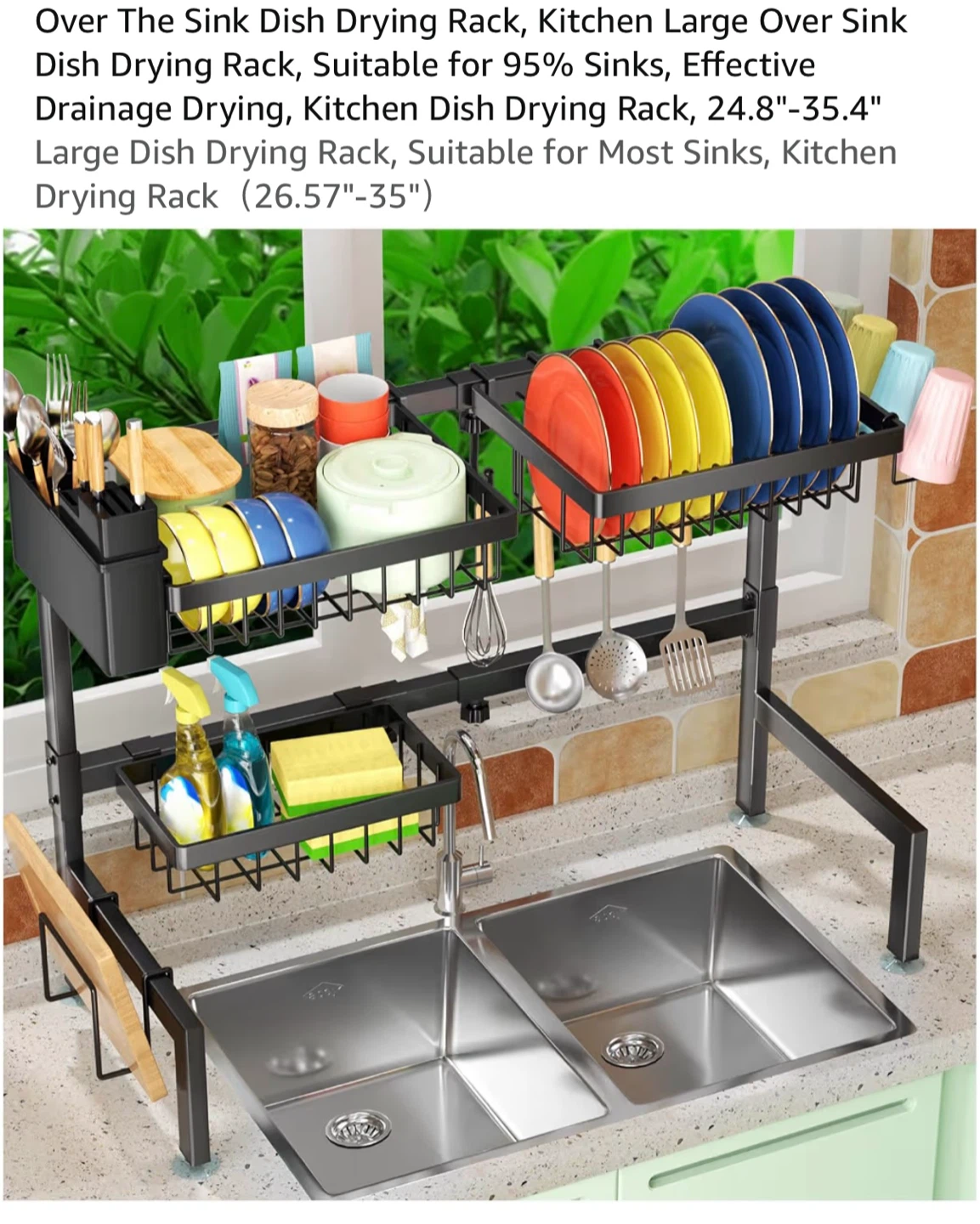 Over Sink Dish Drying Rack - photo 2