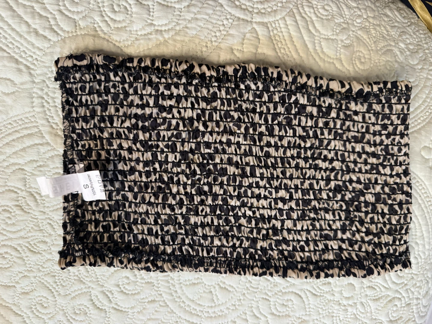 SHEIN Smocked Bandeau Top - Size S - photo 3