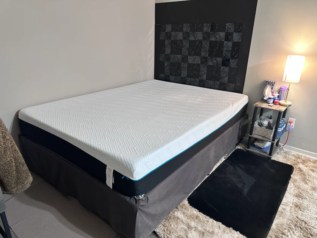 10” Queen Size Memory Foam Mattress & 14” bedframe - photo 2