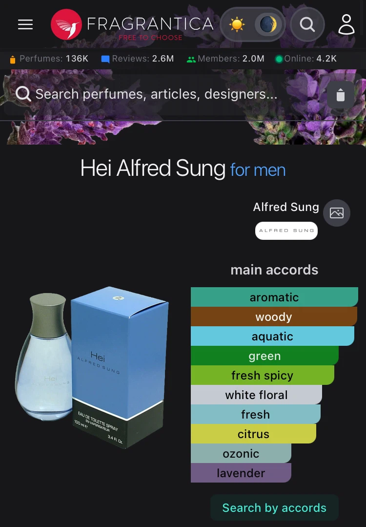 Alfred Sung Hei Eau de Toilette Spray for Men - photo 5