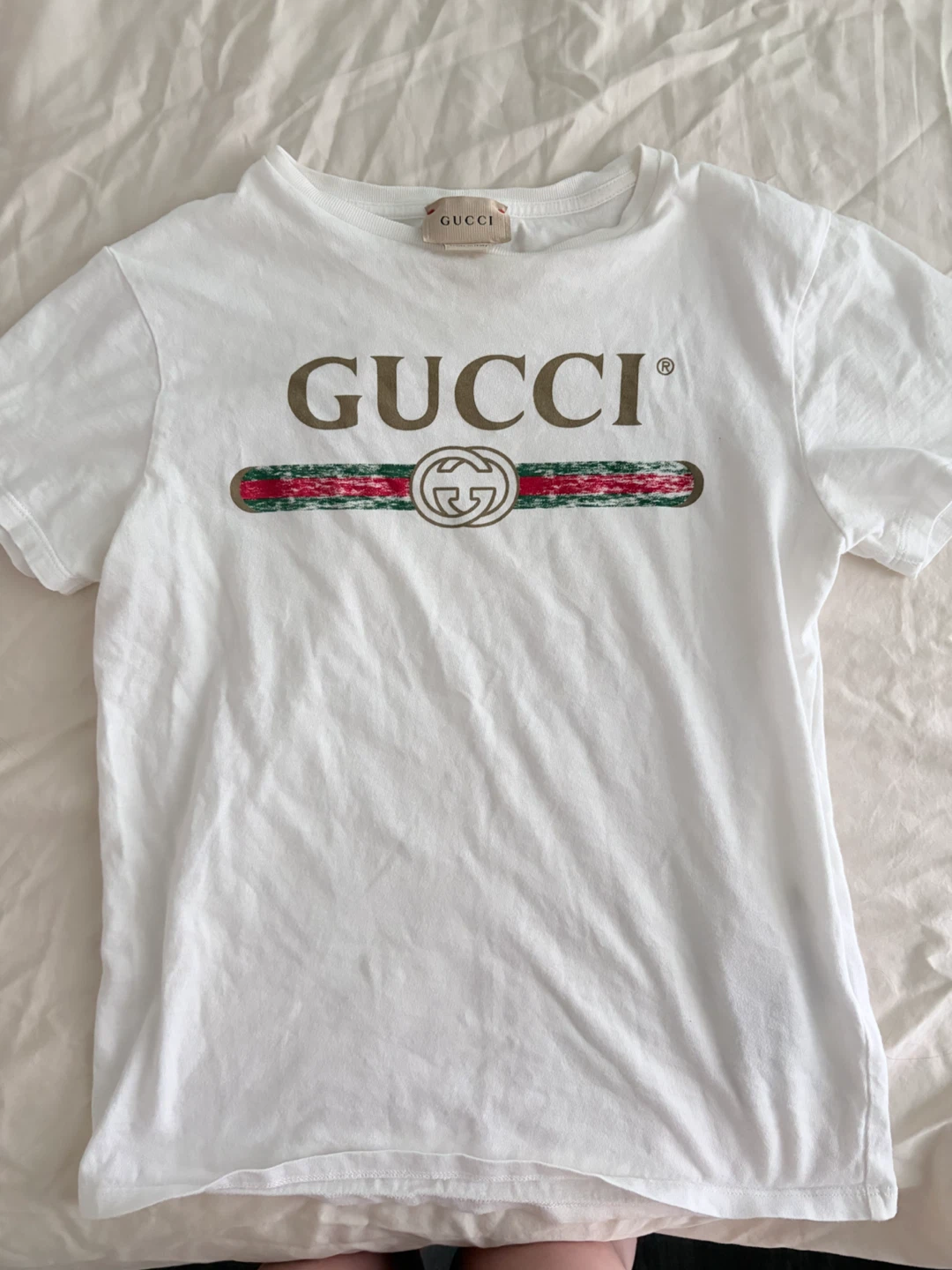 White Gucci T-Shirt
