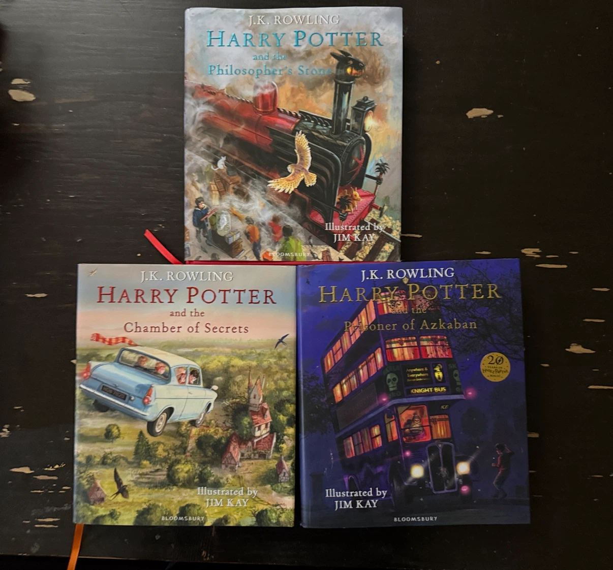Harry Potter Illustrated Books 1-3