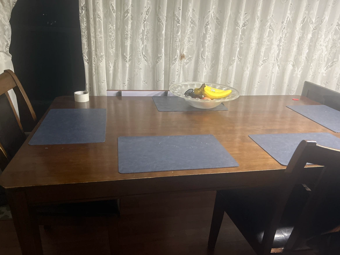 Wooden Dining Table and Chairs Set