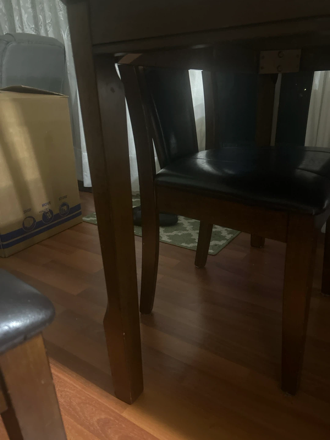 Wooden Dining Table and Chairs Set - photo 2