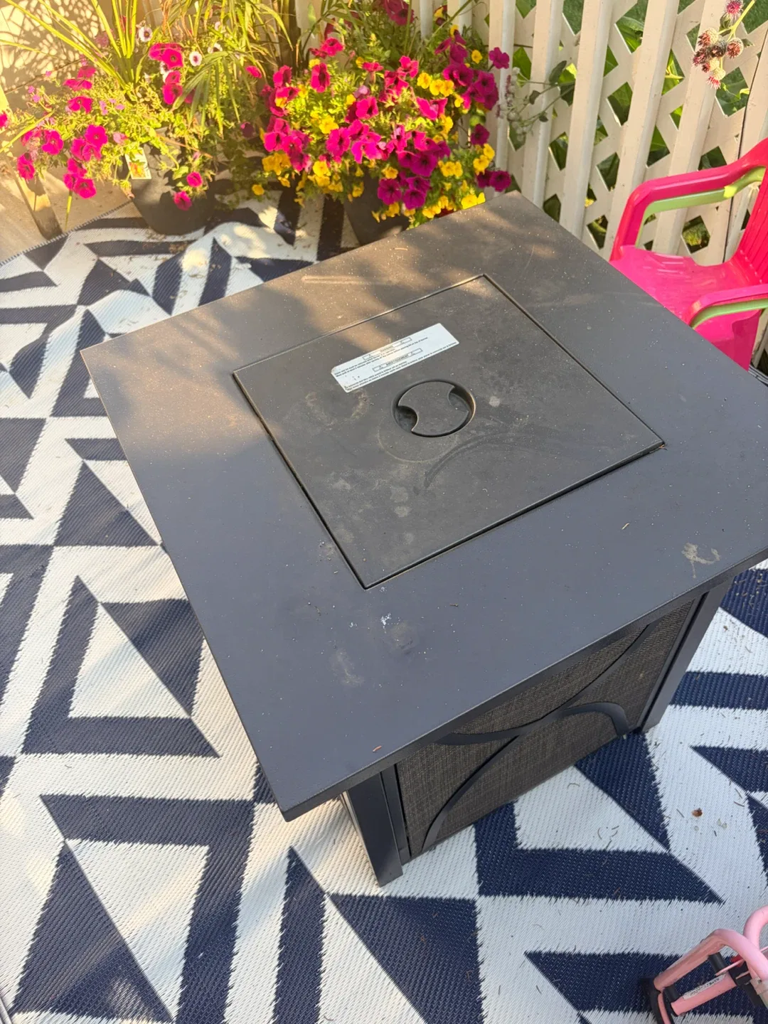 Square Fire Pit Table - photo 2