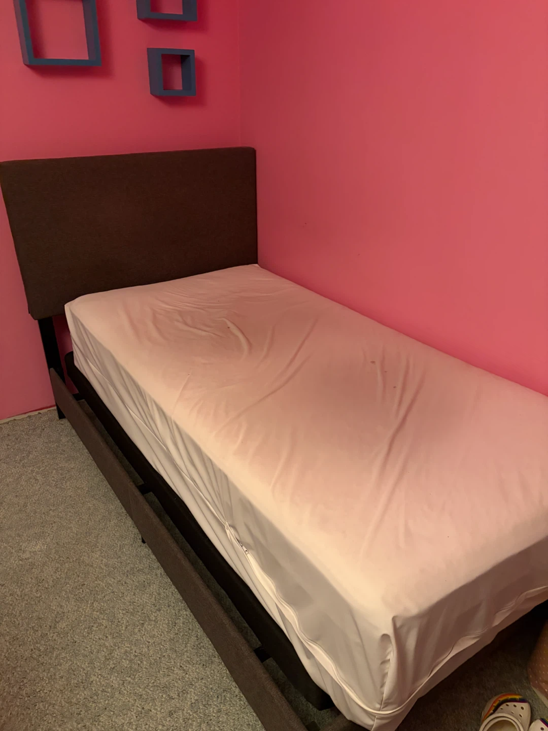 Single Bed Frame with Headboard - photo 2