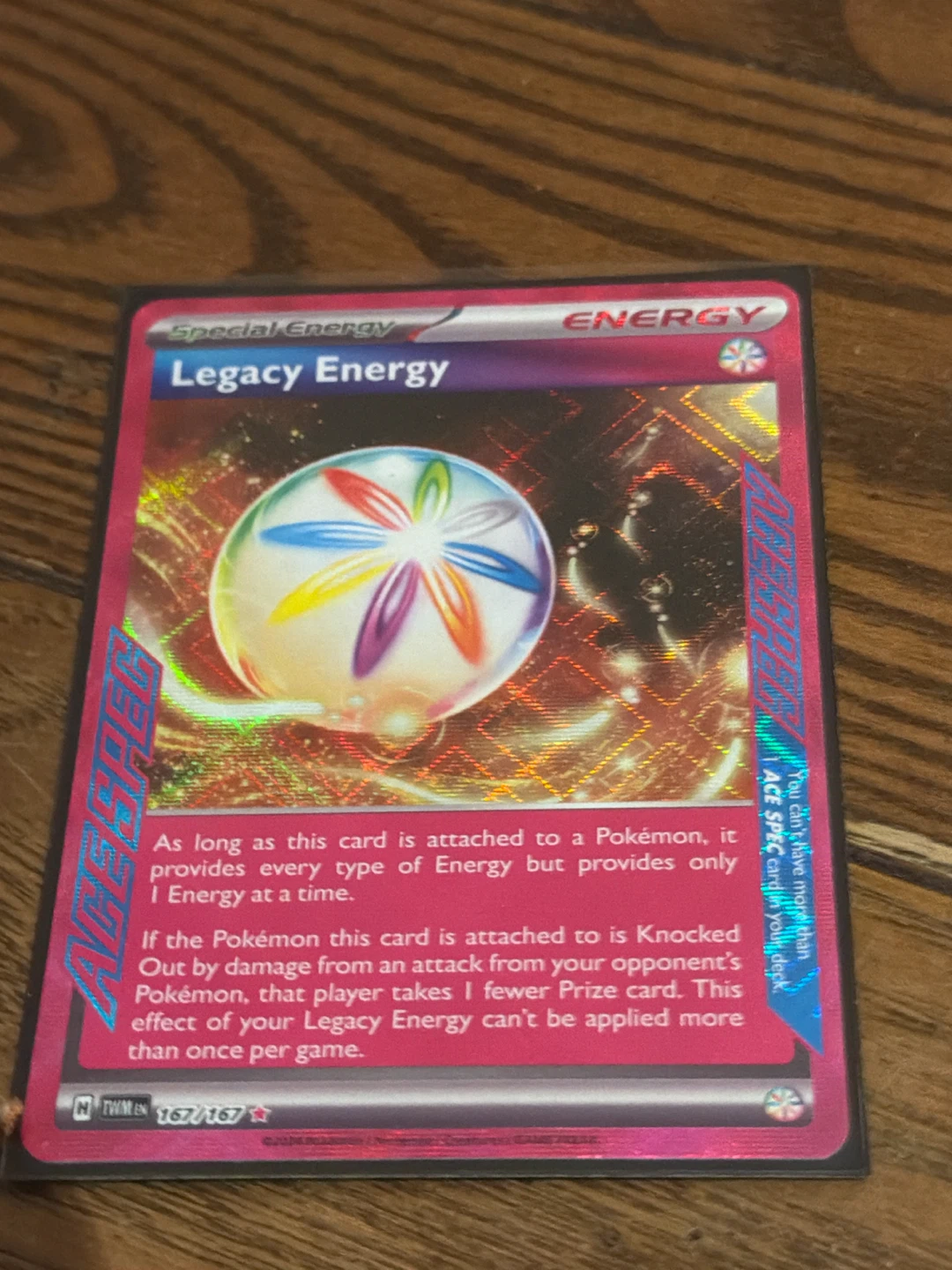 Pokemon Legacy Energy Card