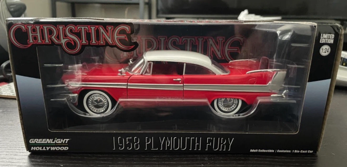 Greenlight 1958 Plymouth Fury Christine Diecast Model 1:24