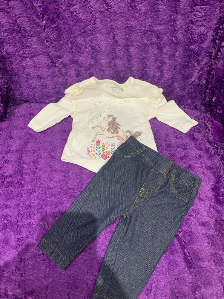 Carter's Baby Unicorn Outfit - 3 Months