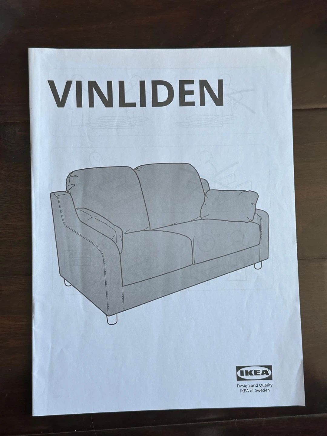 IKEA VINLIDEN Loveseat Sofa - photo 2
