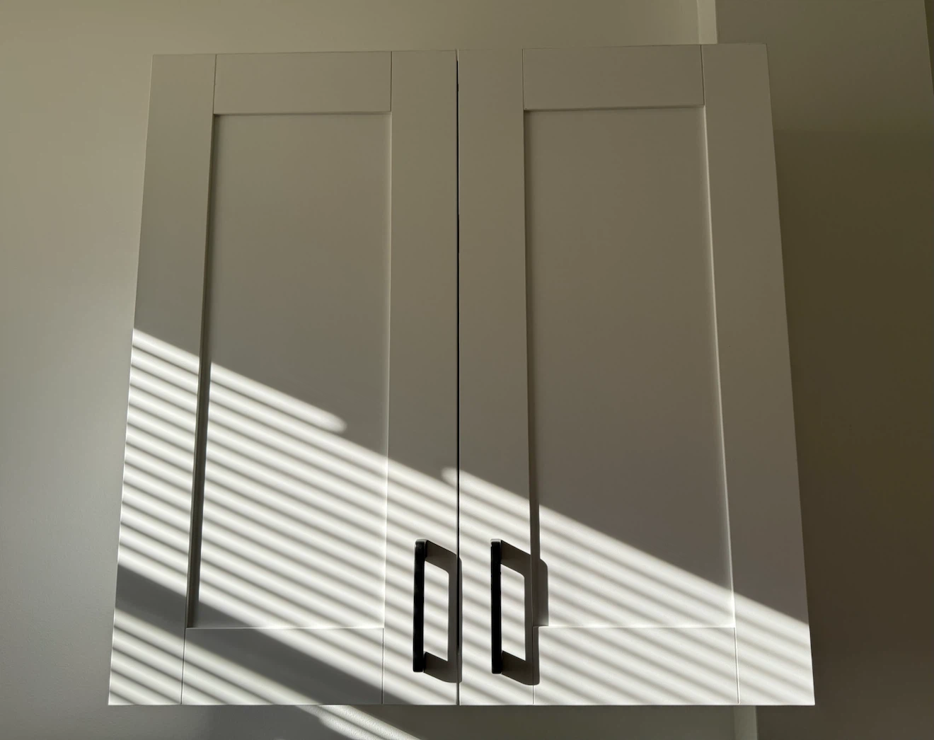 White Shaker Wall Cabinet