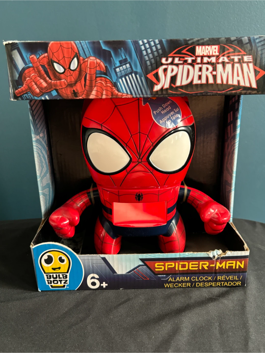 Marvel Ultimate Spider-Man Bulb Botz Alarm Clock - photo 2