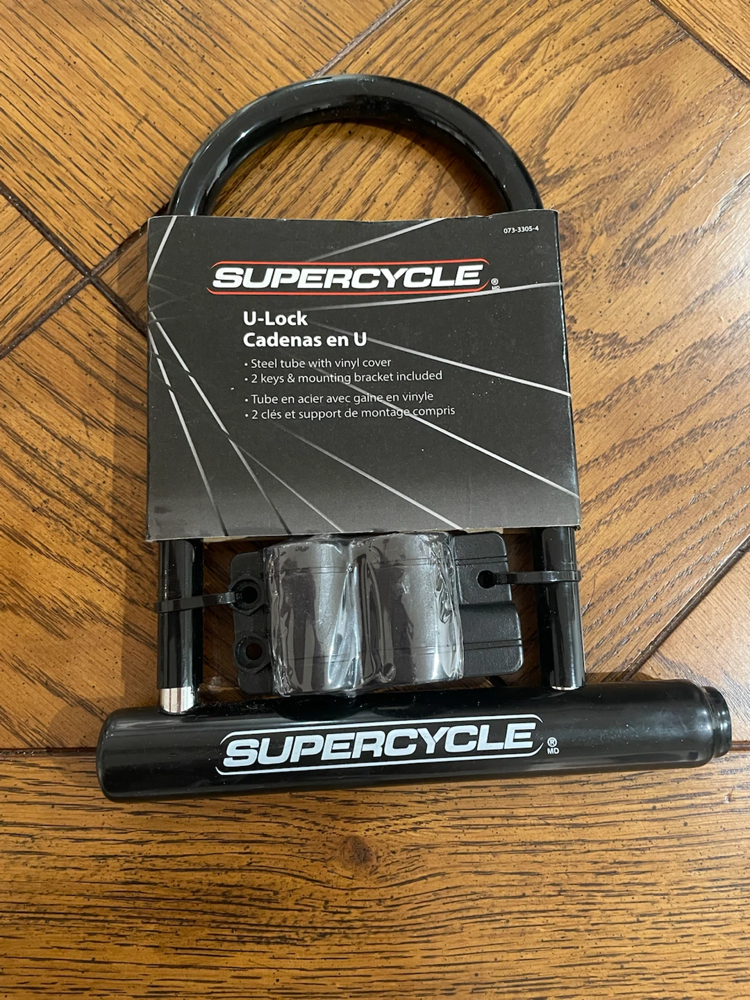 Supercycle U-Lock with Mounting Bracket