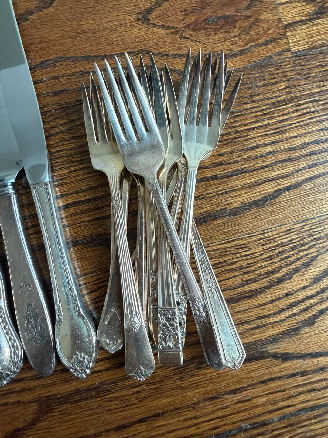 Silver Plated Flatware Set - photo 4