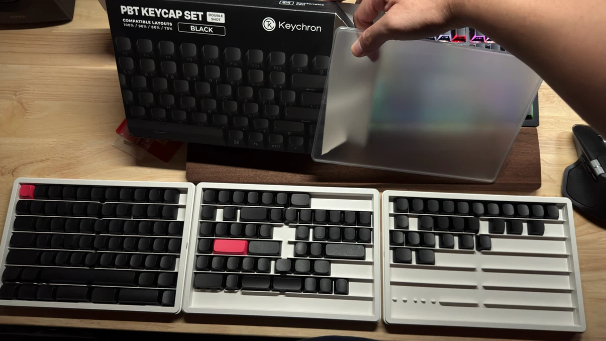 Keychron OSA Profile Double-Shot PBT Black Side-Printed Keycaps - photo 3