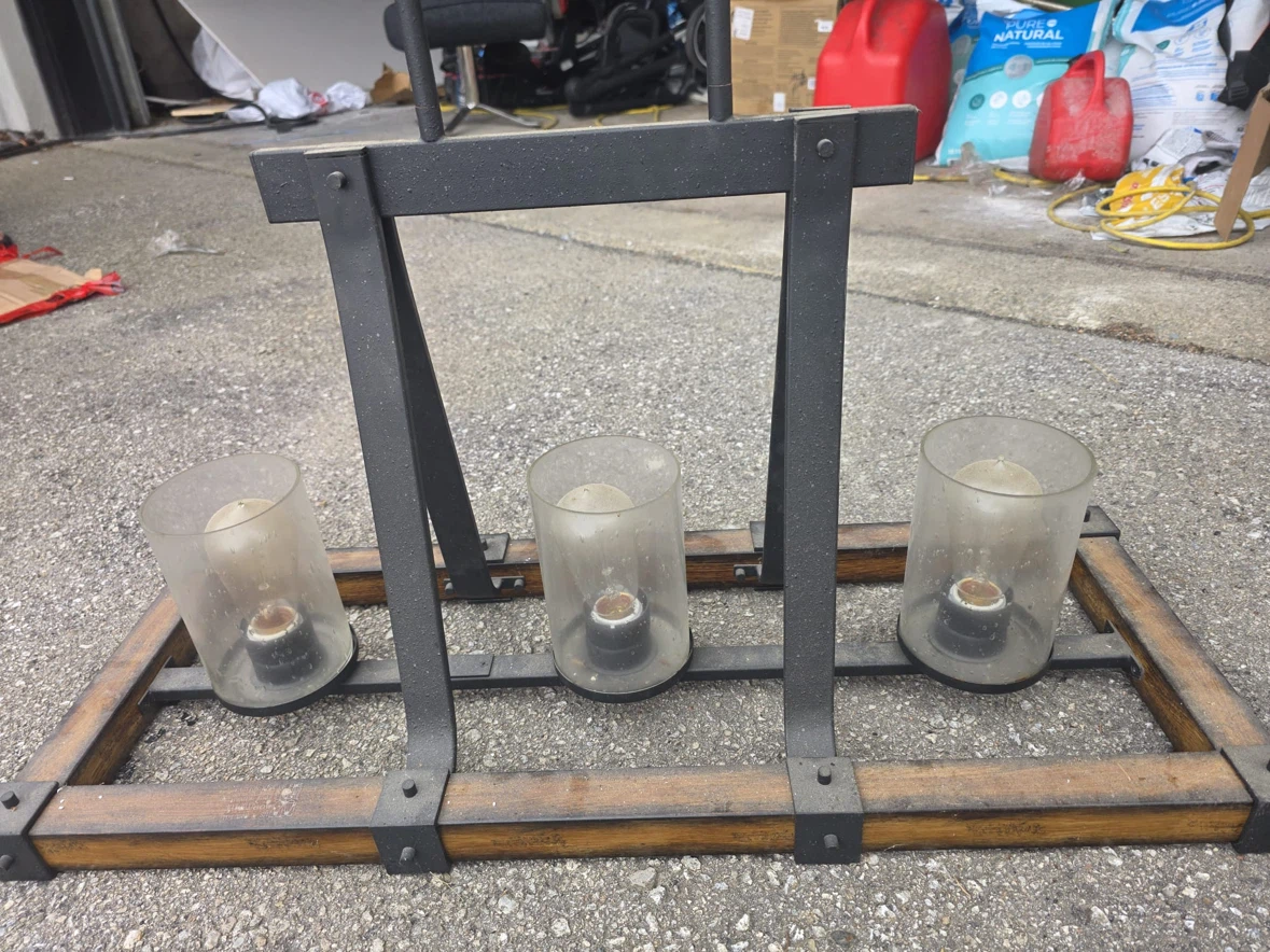 3-Candle Chandelier Style Candelabra (From Lowes) - photo 2