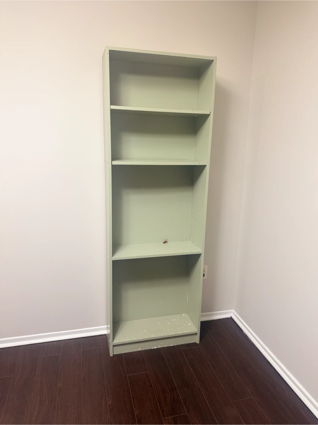 Light Green 5-Shelf Bookshelf - photo 3