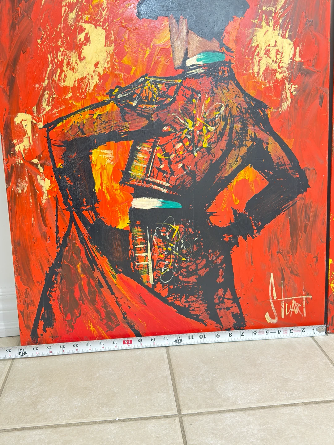 Vintage Vanguard Studios Mid-Century Oil Paintings (Pair) - photo 3