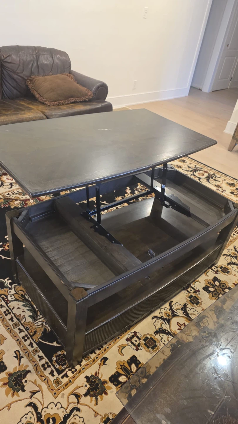 Lifting Wood Coffee Table and 2 Sidetable set