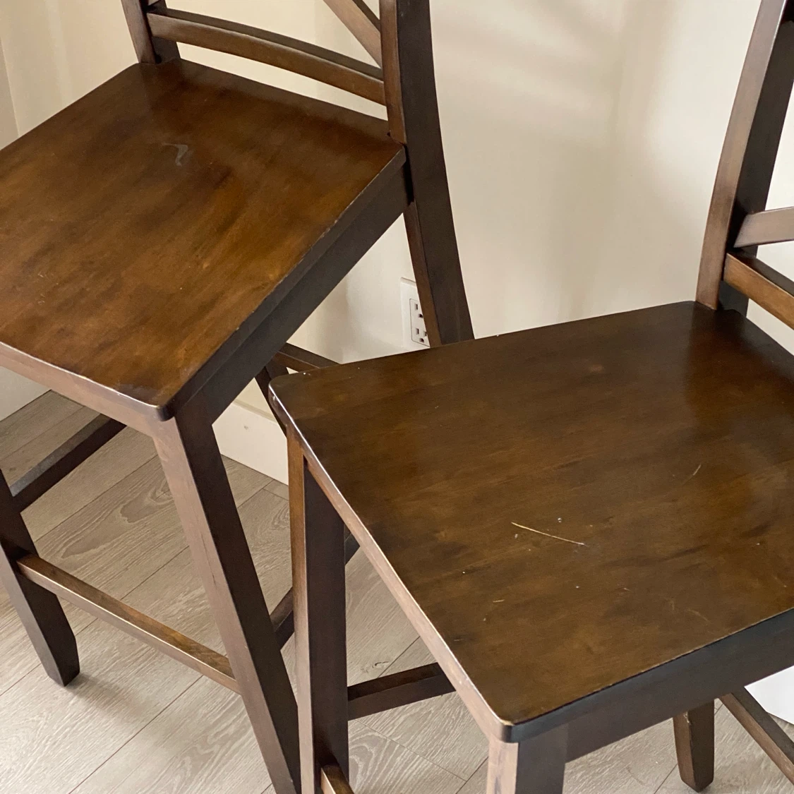 Wooden Bar Stools - Set of 4 - photo 2