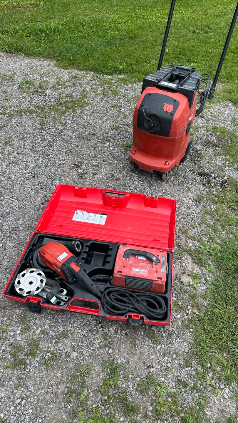 Hilti diamond concrete Grinder and Vacuum Set - photo 2