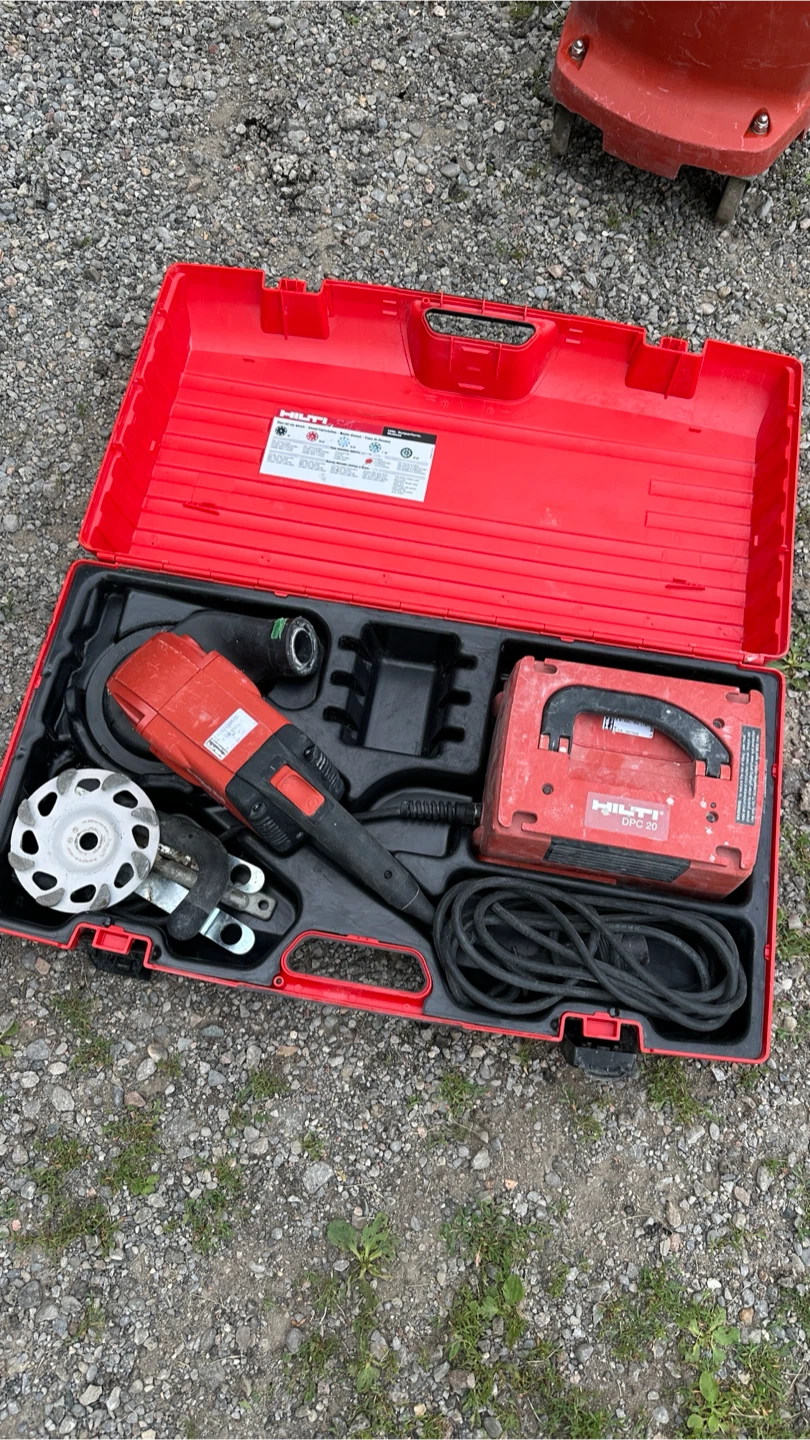 Hilti diamond concrete Grinder and Vacuum Set - photo 3