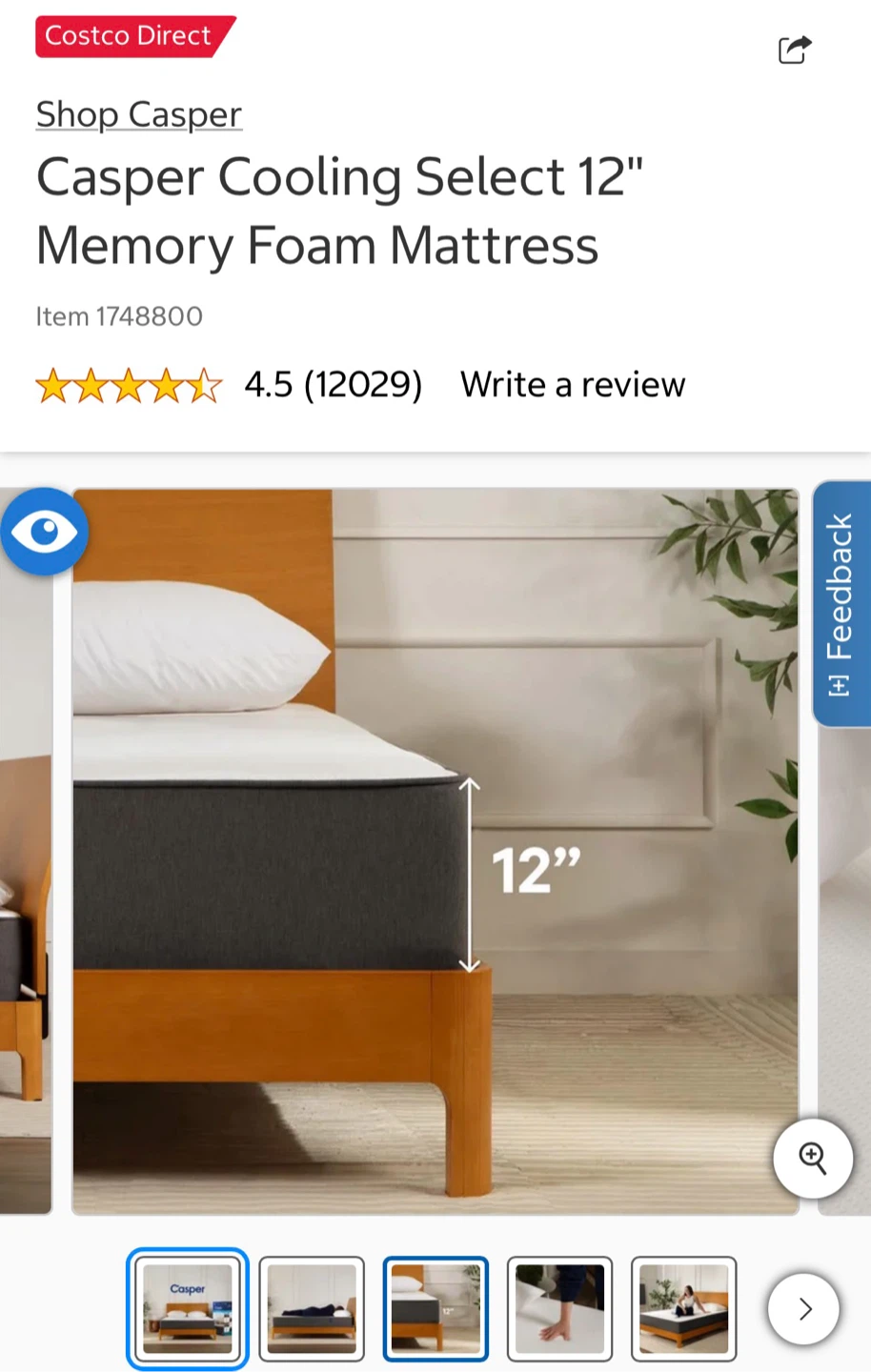 Casper Queen Mattress - photo 2
