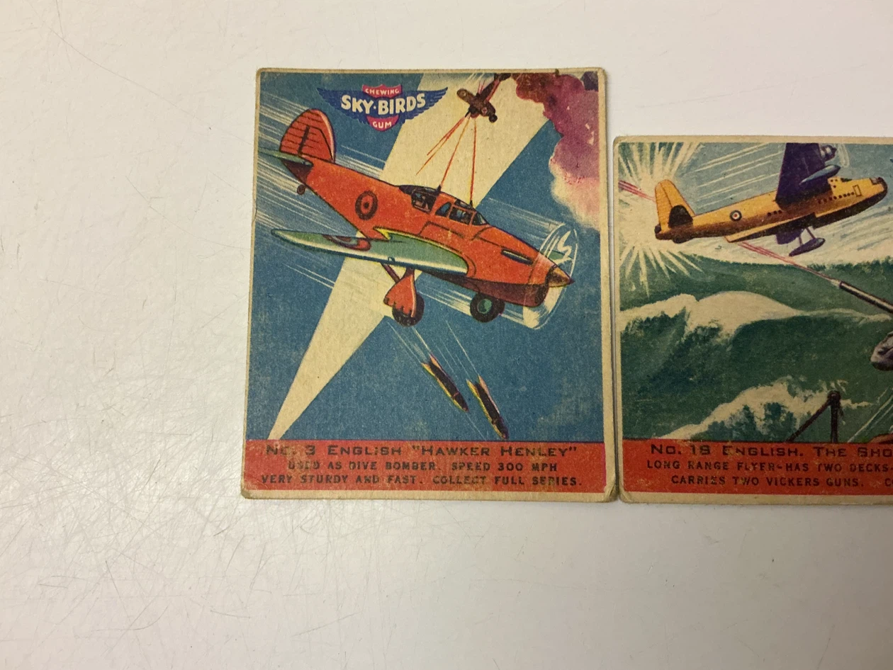 3. 1941 GOUDEYSky Birds Chewing Gum Cards 3-18-20 - photo 2