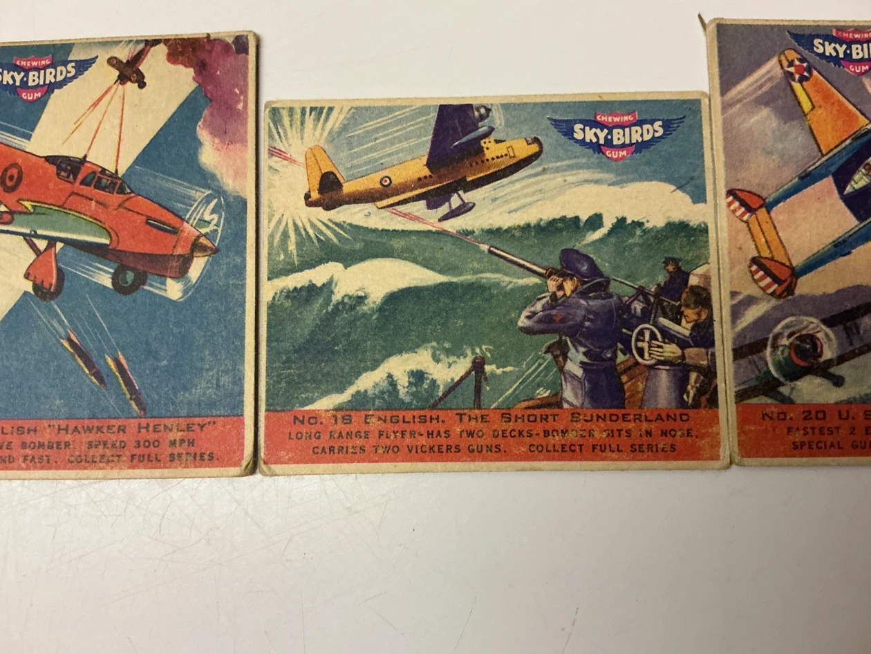 3. 1941 GOUDEYSky Birds Chewing Gum Cards 3-18-20 - photo 3