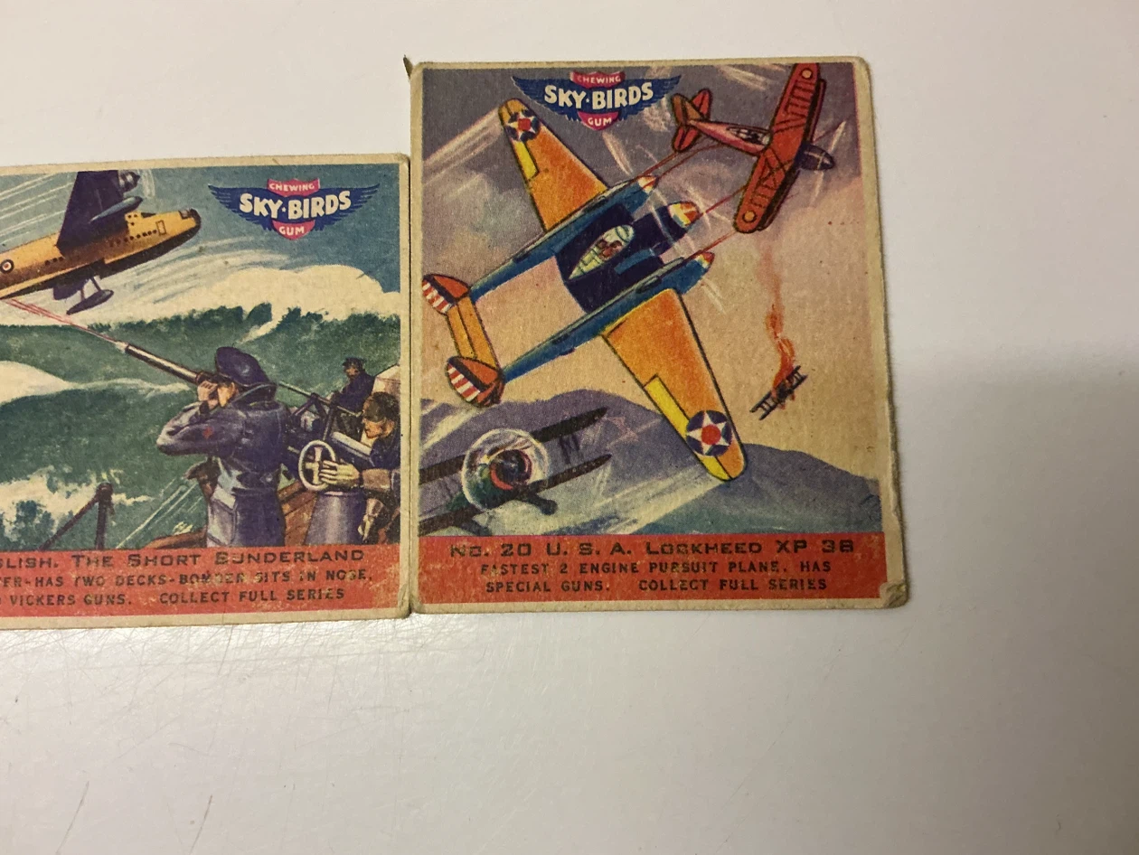 3. 1941 GOUDEYSky Birds Chewing Gum Cards 3-18-20 - photo 4