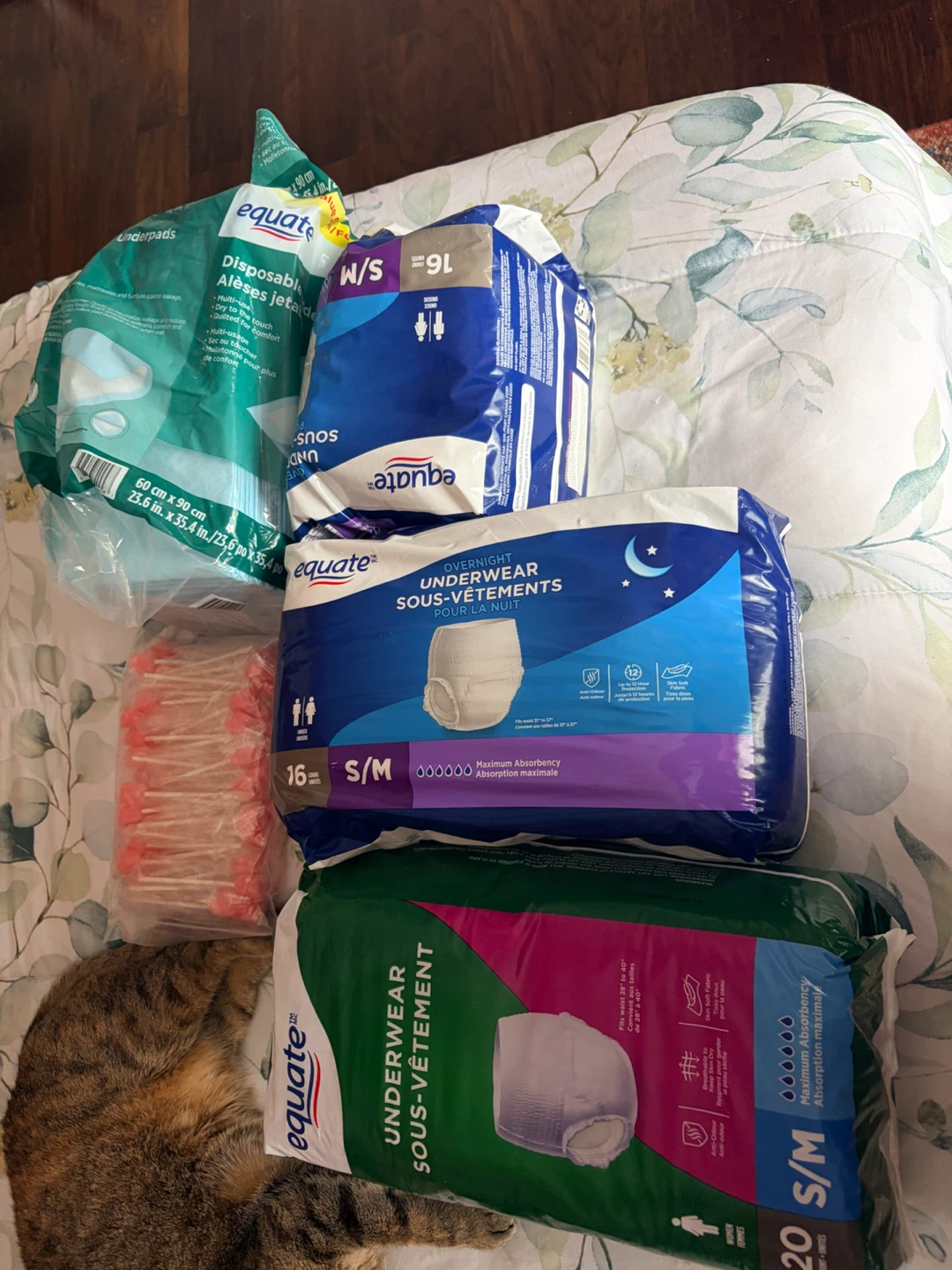 Equate Underwear and Underpads