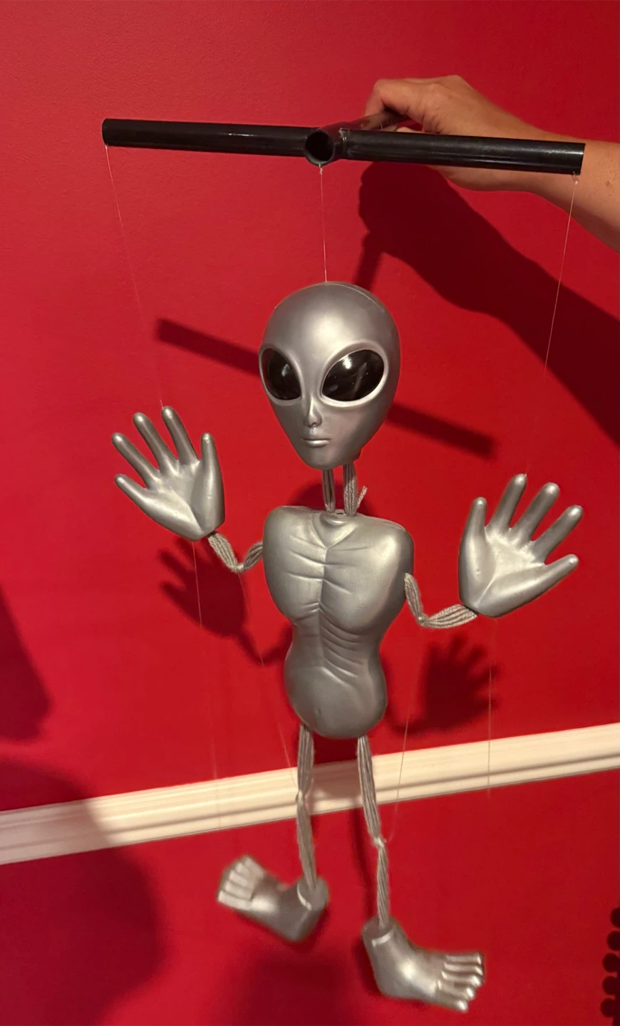 Alien Marionette String Puppet 1990s
