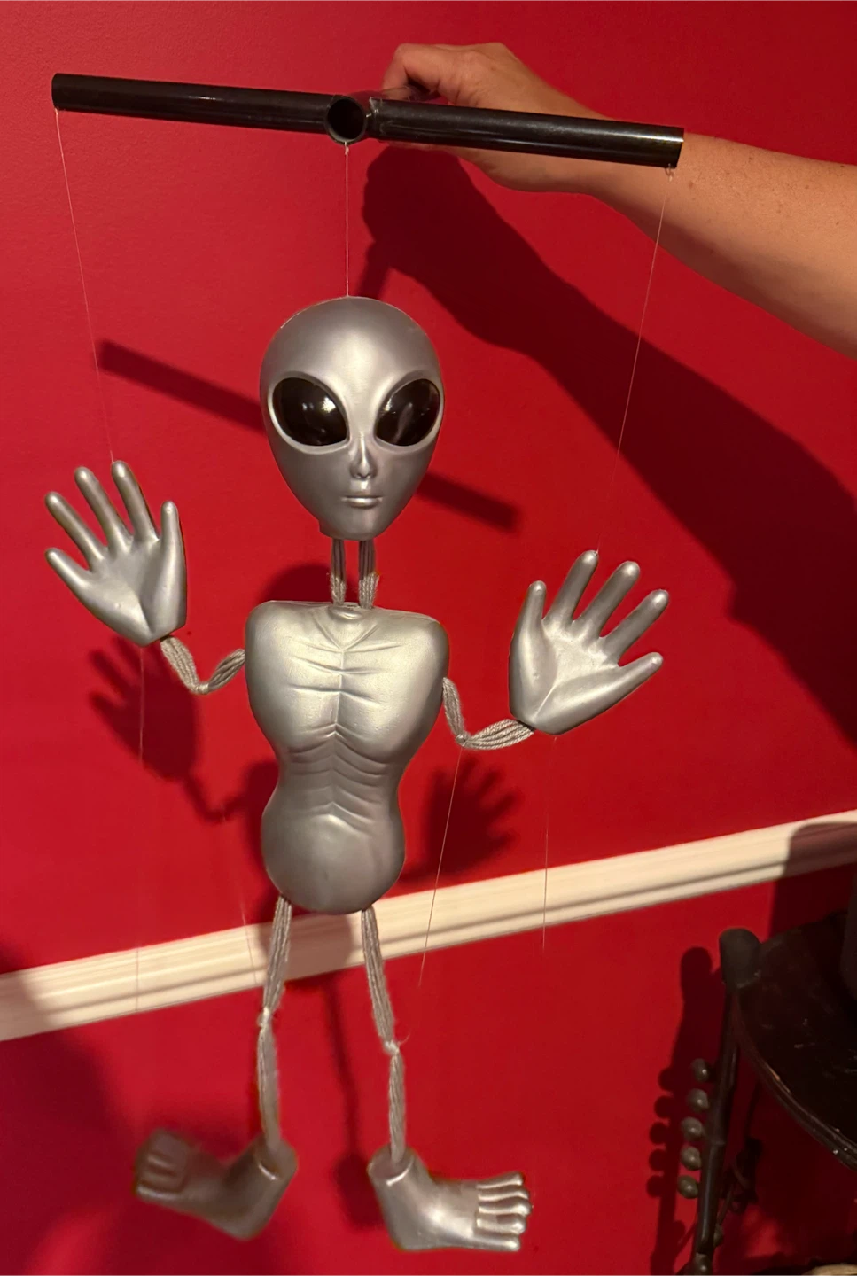 Alien Marionette String Puppet 1990s - photo 2